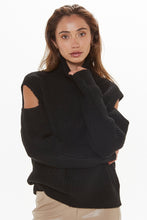 Load image into Gallery viewer, Battery Black Knit Sweater
